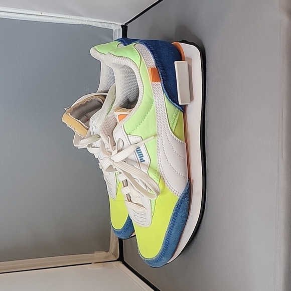 Puma Future Rider Play On Sneakers Retro Design Size 7 C Or 39 - Picture 3 of 9